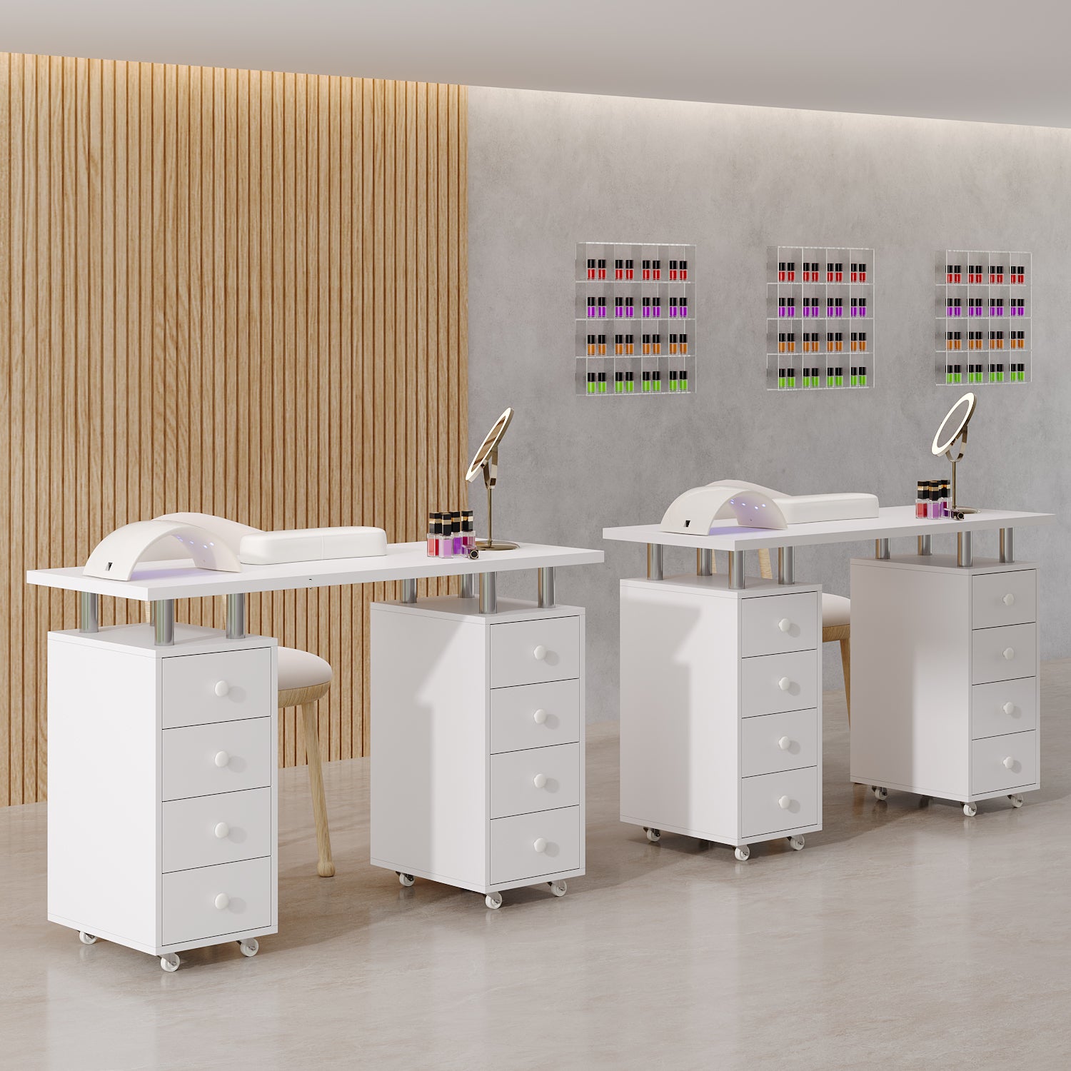 Luxury Manicure Table With Storage 8-Drawer