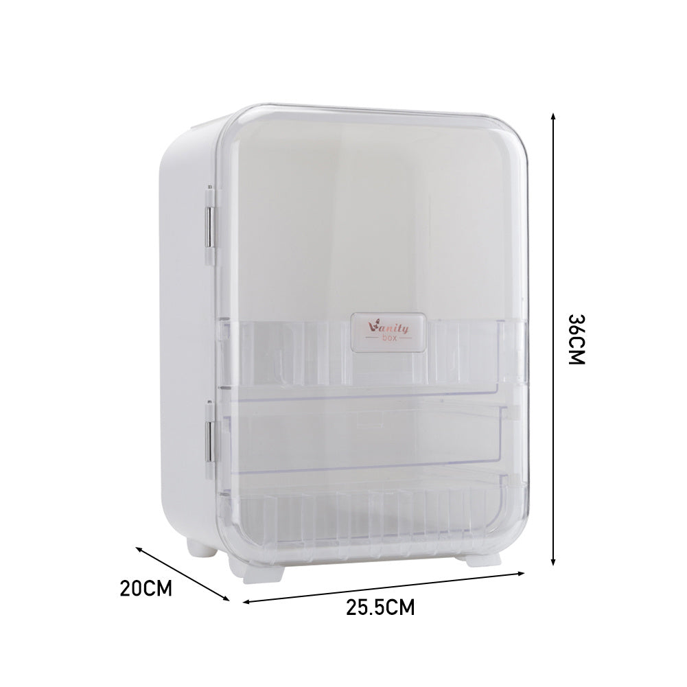 Large Capacity Makeup Organizer with Mirror