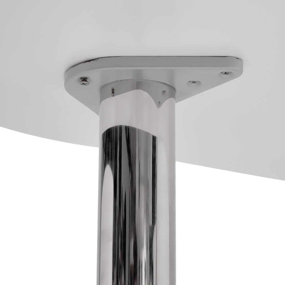 Stylish 3-Drawer Warm White Manicure Table