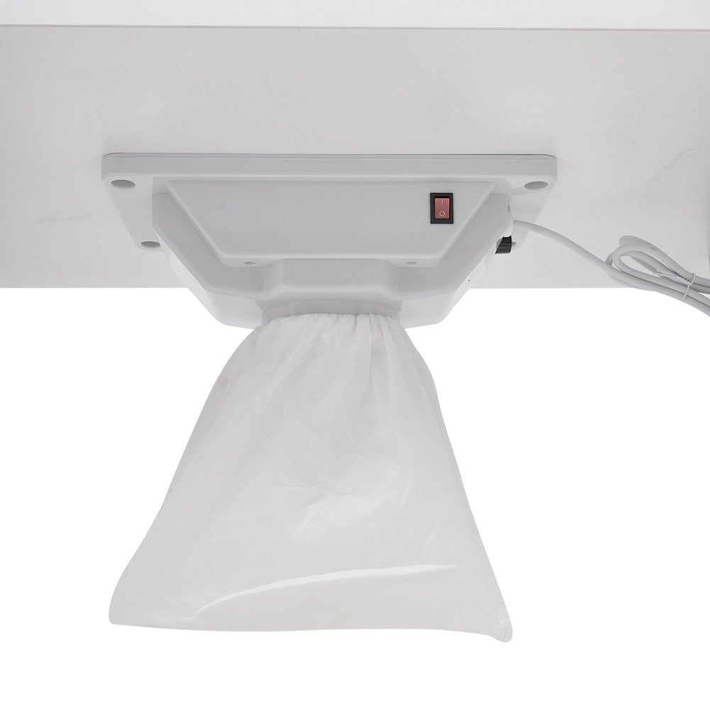 Contemporary Mobile Manicure Table with Dust Collector