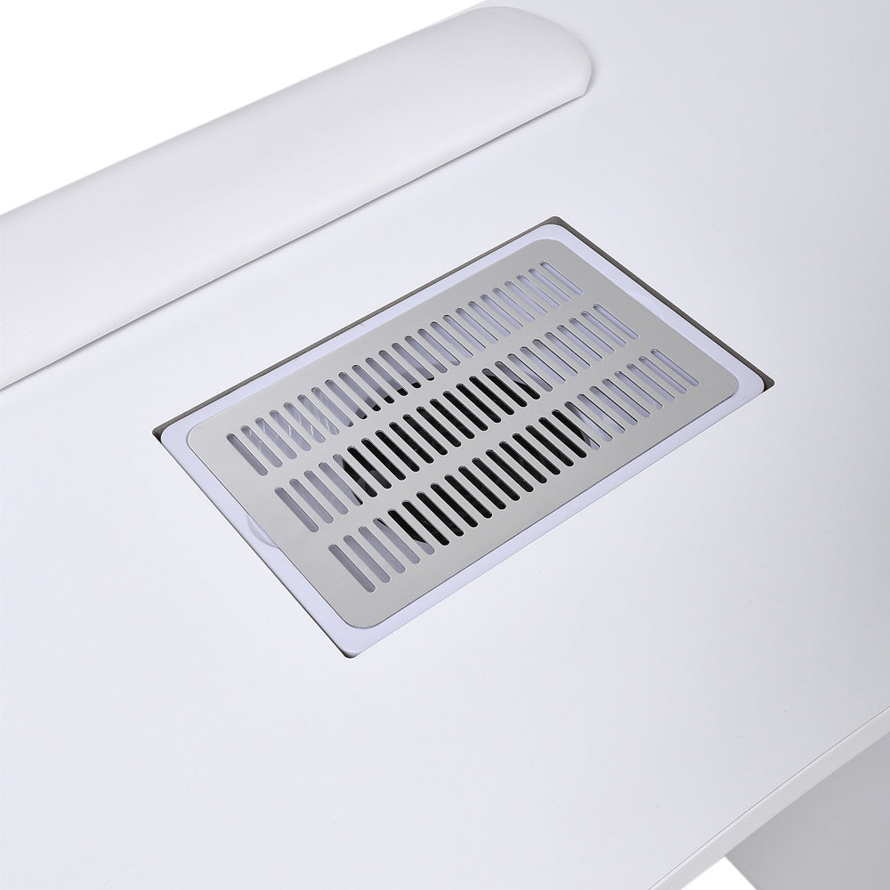 Professional Rolling Manicure Table with 3-Drawer