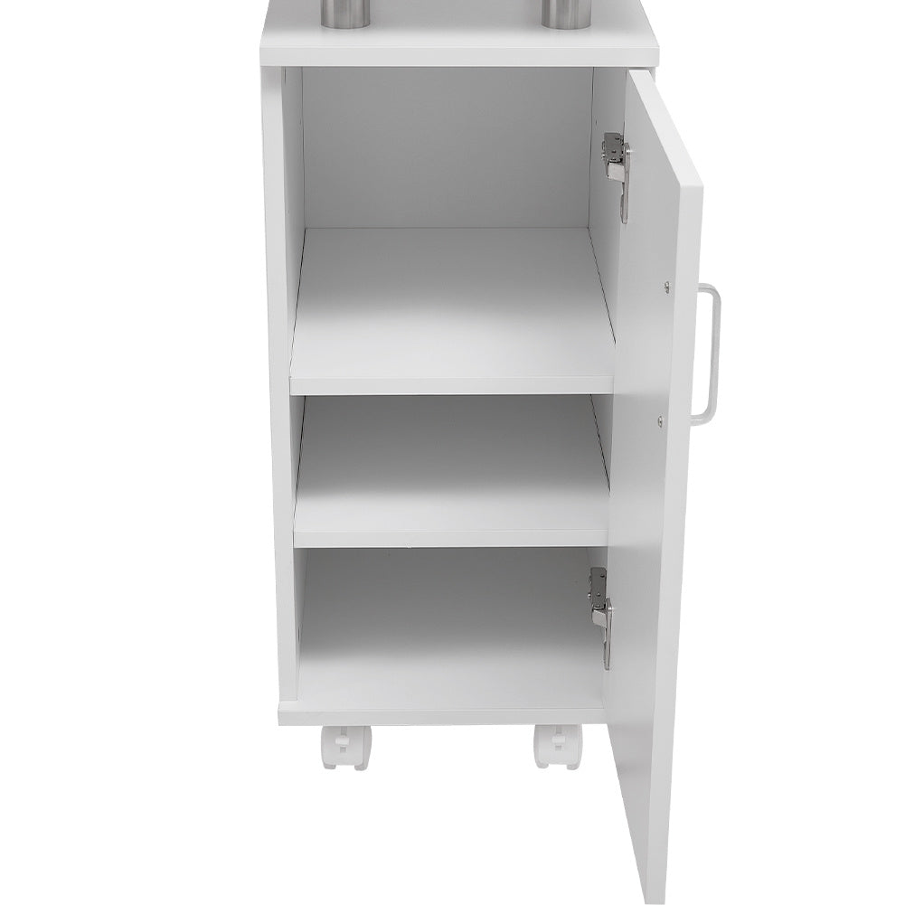 Contemporary Mobile Manicure Table with Dust Collector