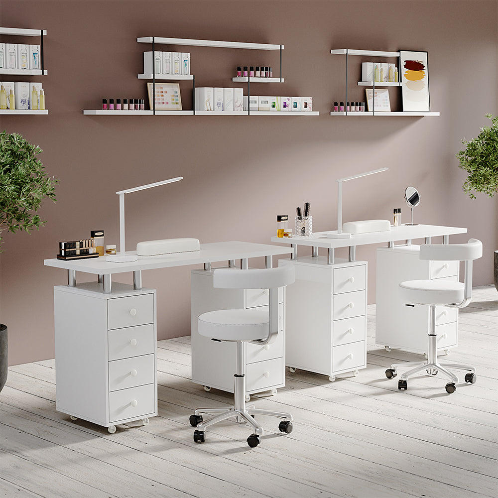 Luxury Manicure Table With Storage 8-Drawer