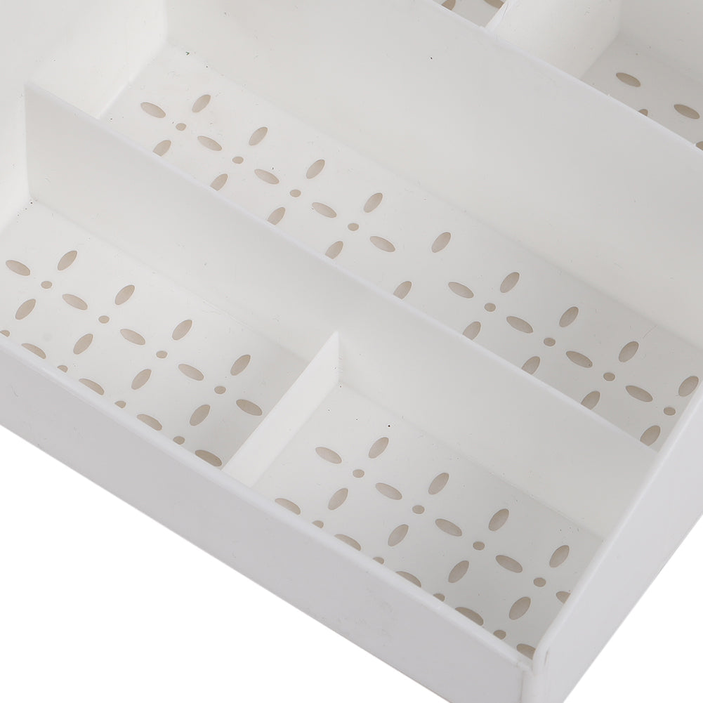 White Multi-Purpose Makeup Storage Box Drawers Organizer