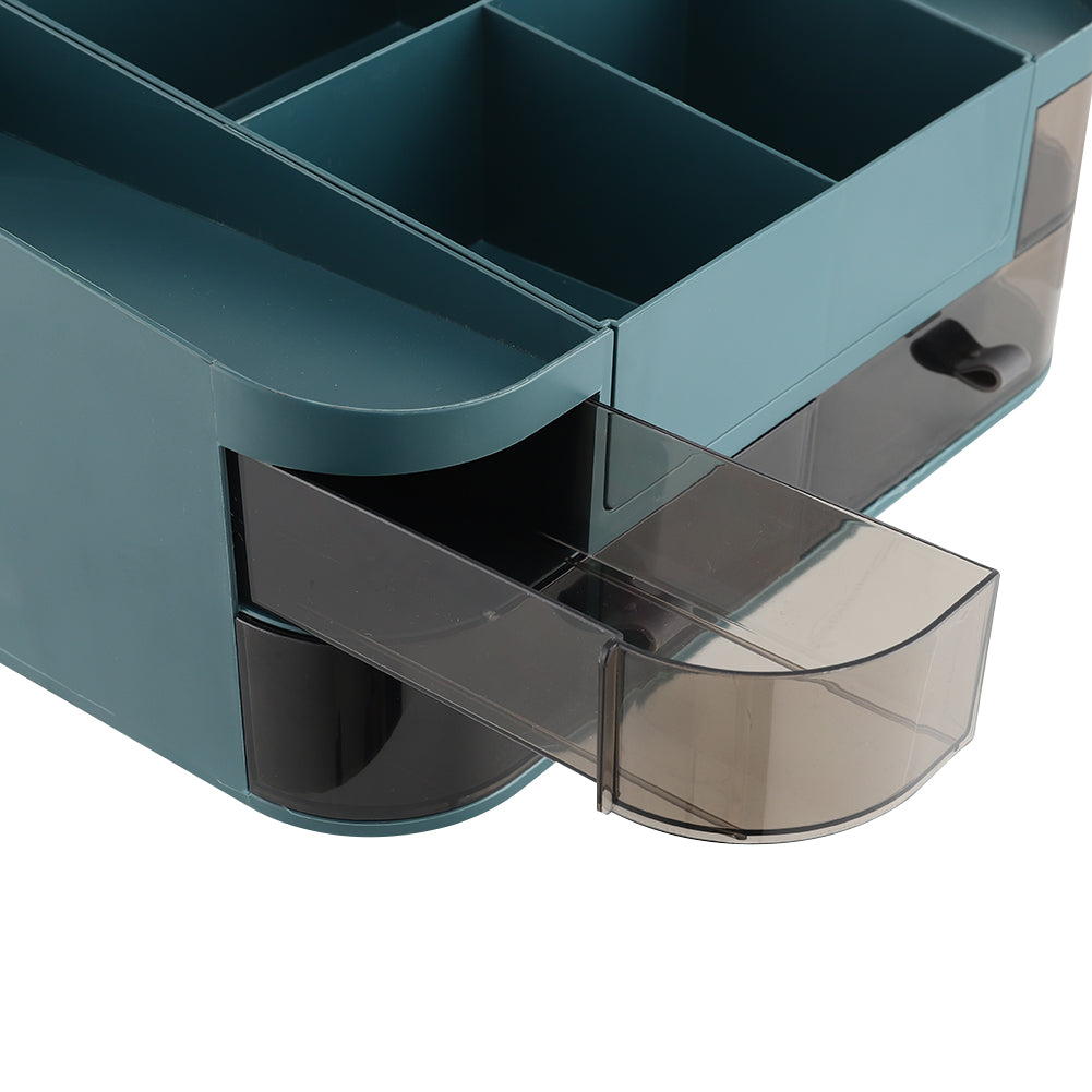 32.5cm W Plastic Lightweight Makeup Organizer with Clear Drawers