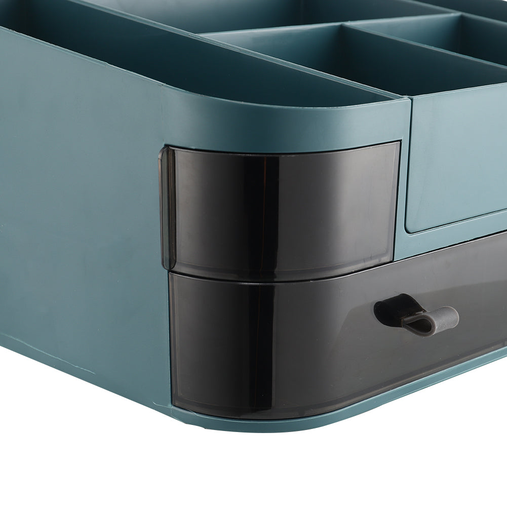 32.5cm W Plastic Lightweight Makeup Organizer with Clear Drawers