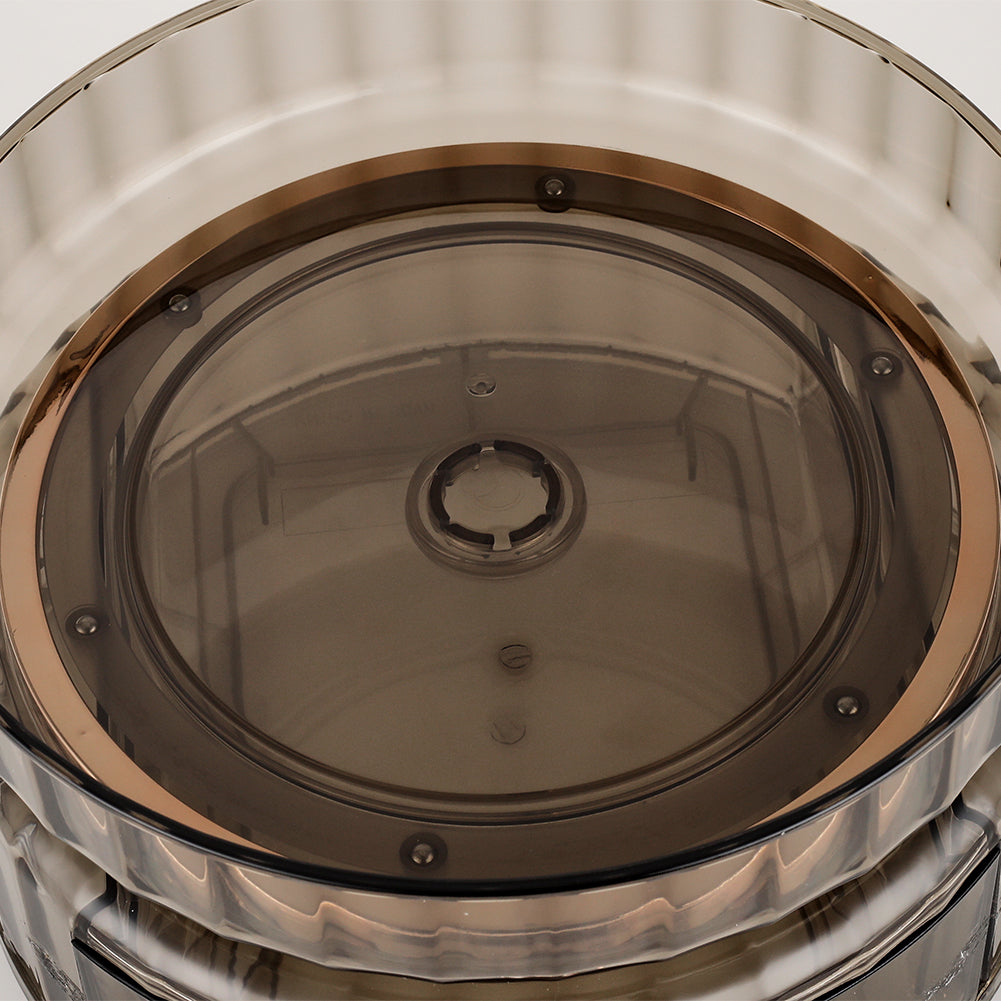 360° Rotating Makeup Organizer with Drawer