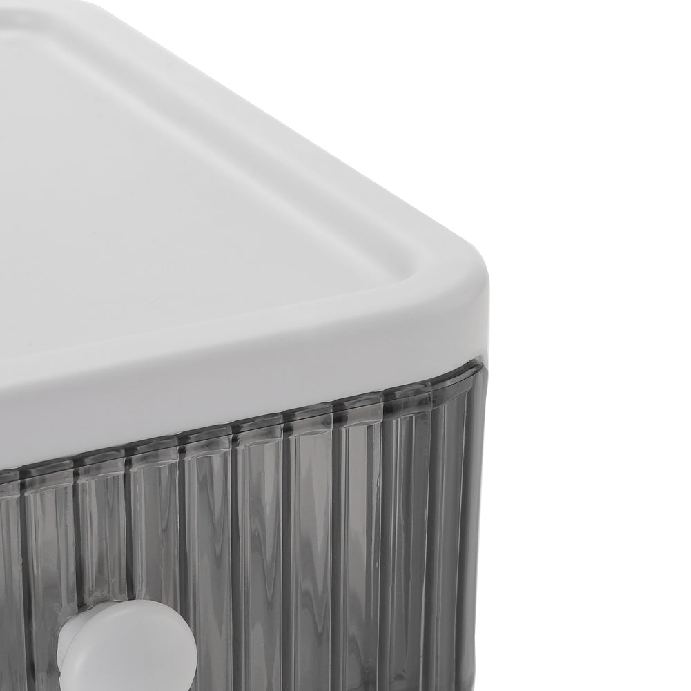 4 Drawer Transparent Desktop Makeup Organizer