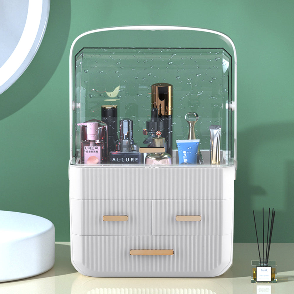 Desktop 3 Drawers Cosmetics Storage Orgaizer
