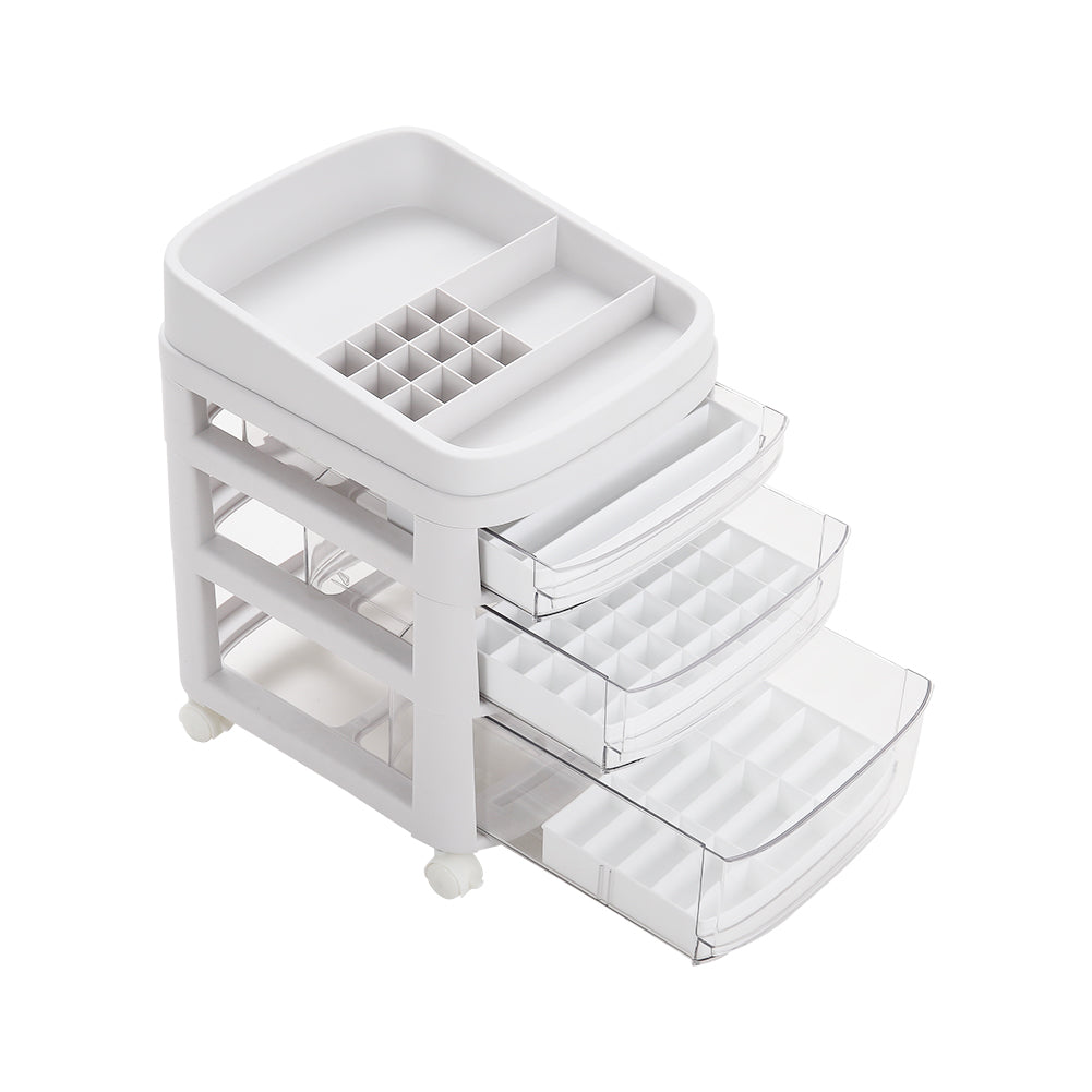 Removable Cosmetic Storage Organizer with Drawers