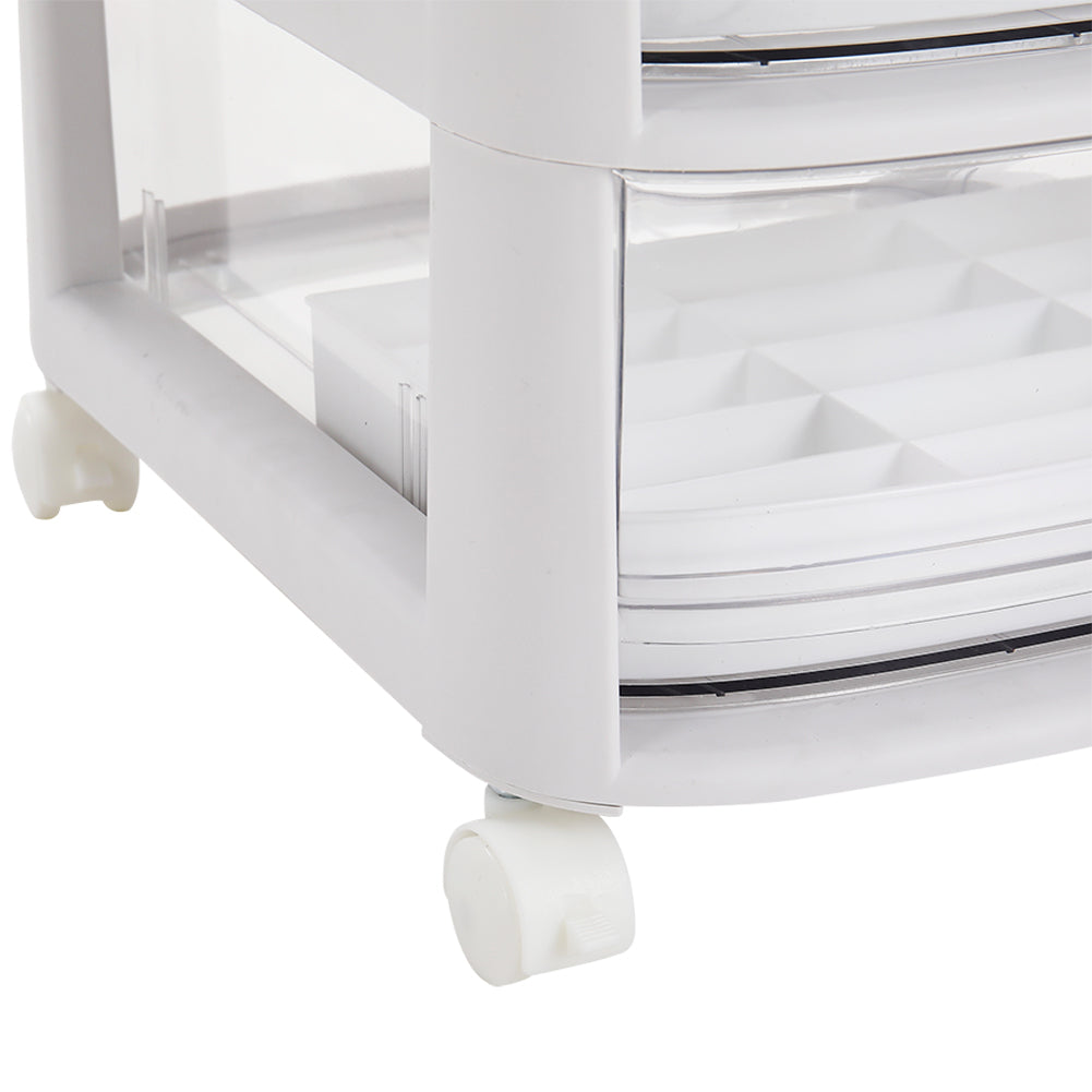 Removable Cosmetic Storage Organizer with Drawers