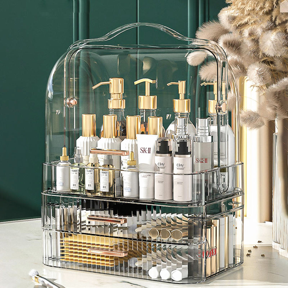 Portable Dustproof Cosmetic Lipstick Skincare Storage Organizer