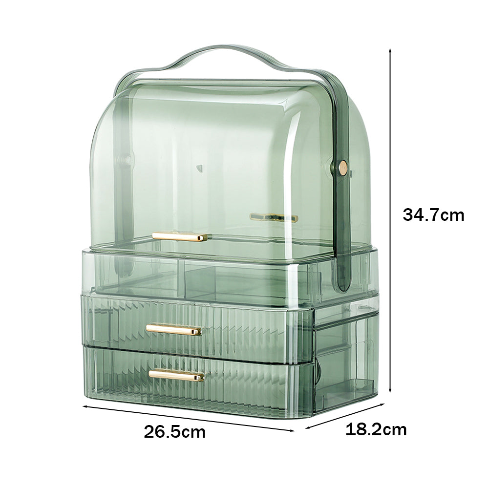 Portable Dustproof Cosmetic Lipstick Skincare Storage Organizer