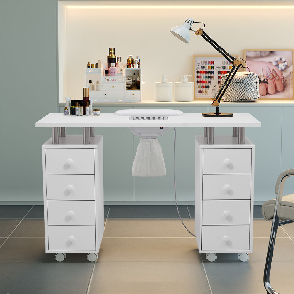 Modern Manicure Table With 8-Drawer