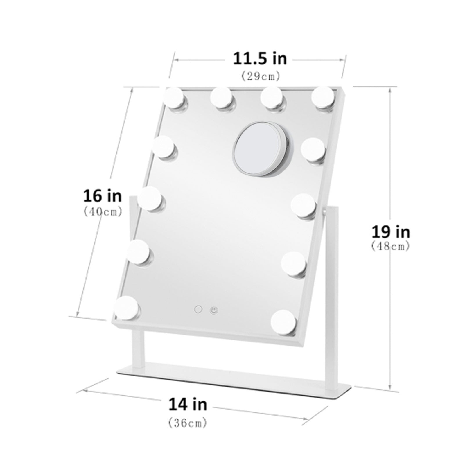Hollywood Vanity Mirror with Adjustable LED Lights