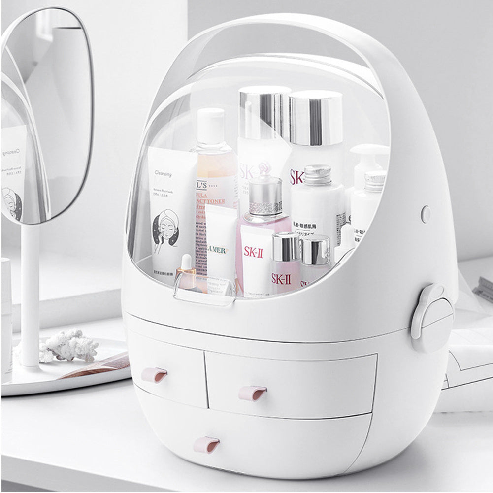Adorable Tabletop Makeup Organizer with Drawers