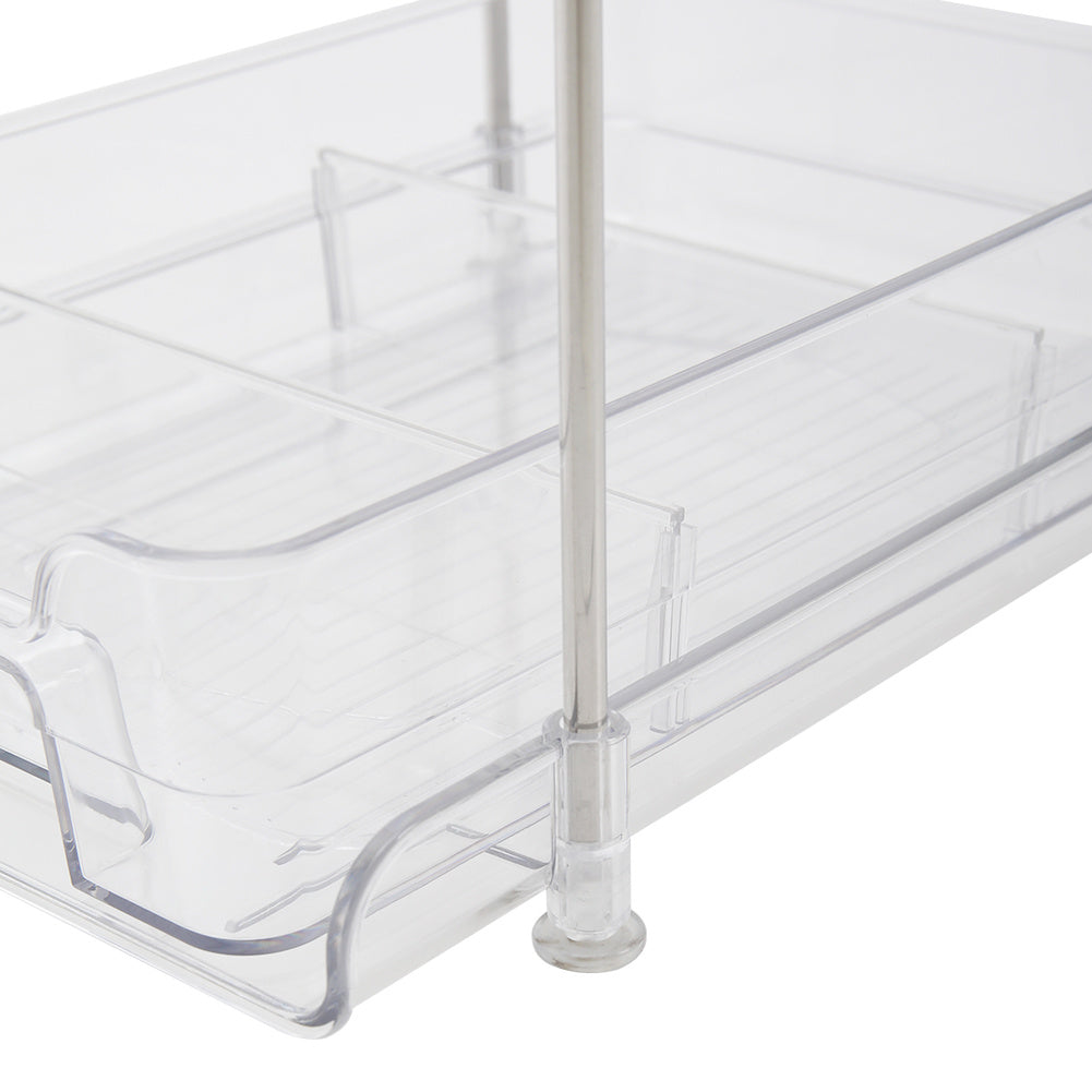 2-Tier Skincare Transparent Organizer for Makeup Cosmetic Perfume