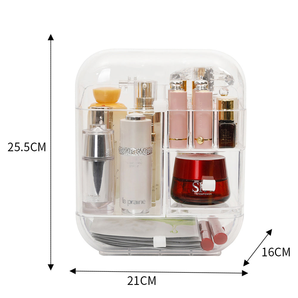 Large Acrylic Transparent Makeup Organizer with Drawer