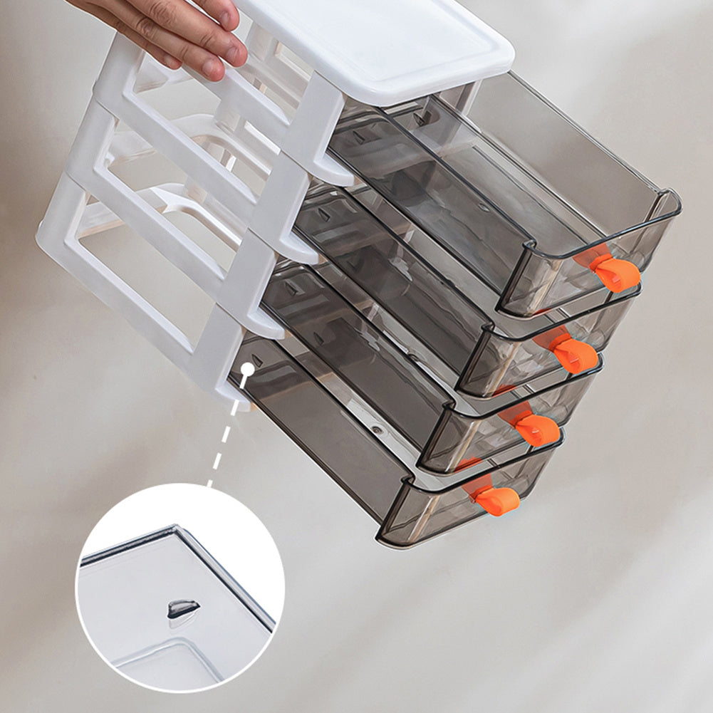 Transparent Stationery Cosmetic Storage Box