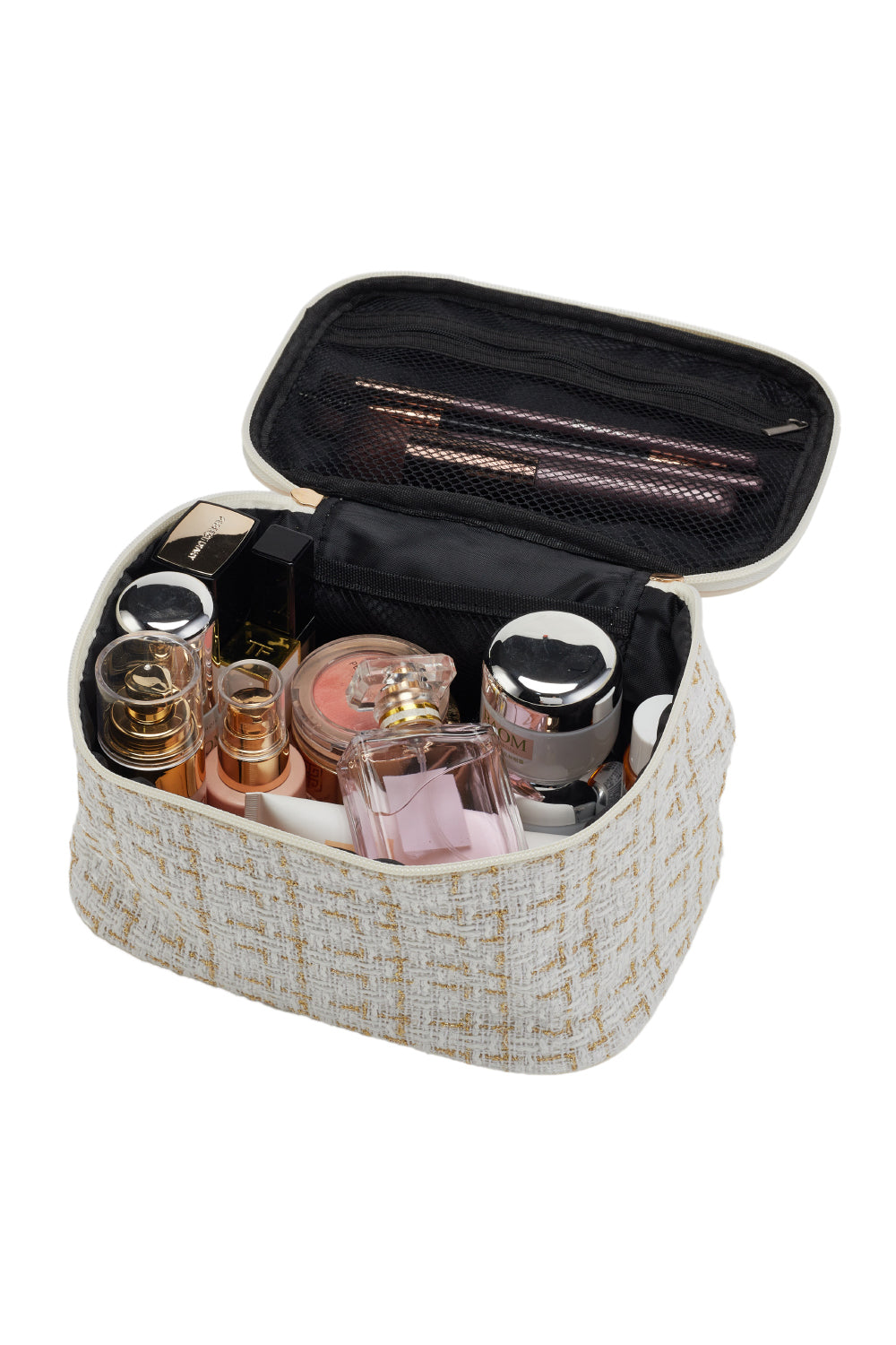 Luxurious Makeup Toiletry Storage Bag with Zipper