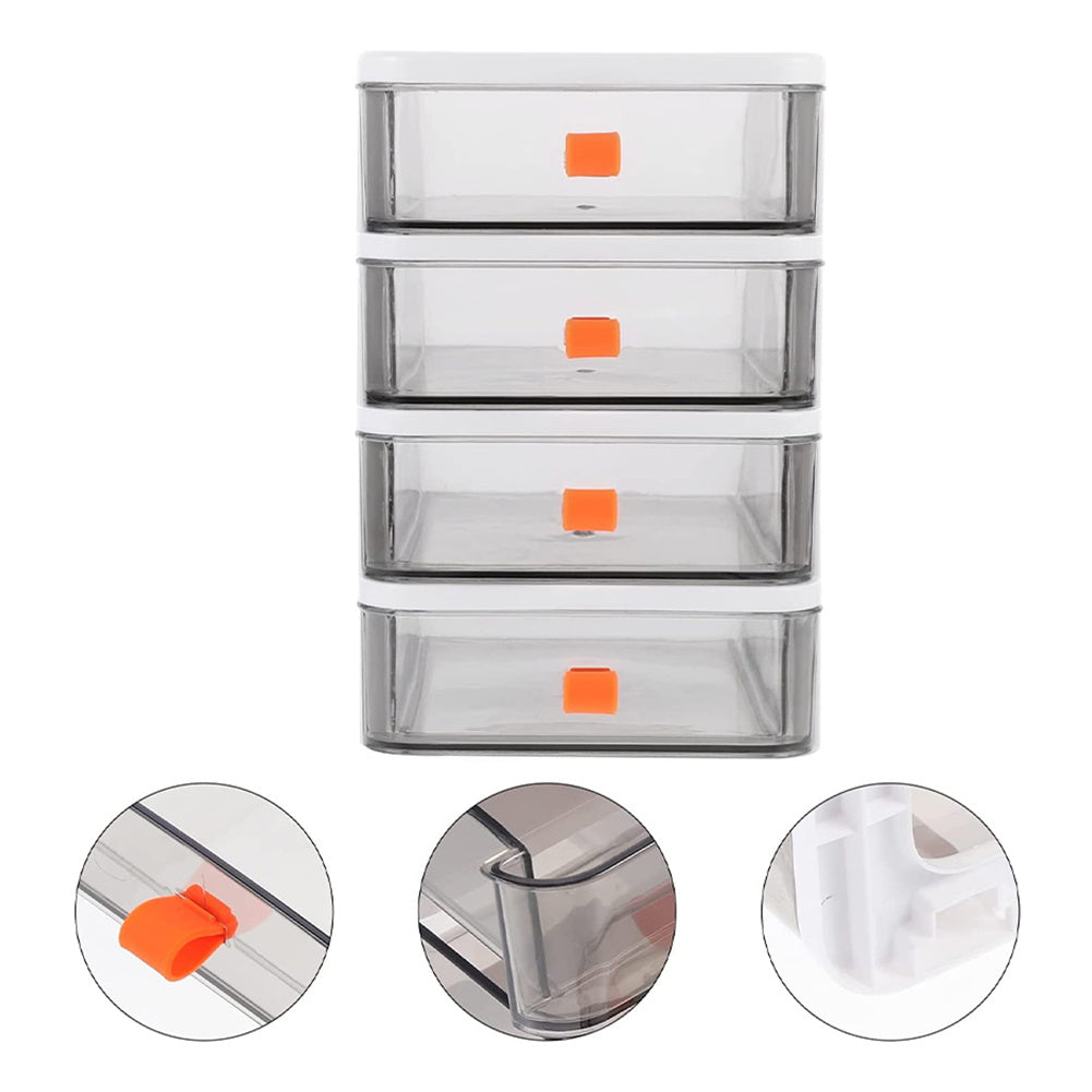 Transparent Stationery Cosmetic Storage Box